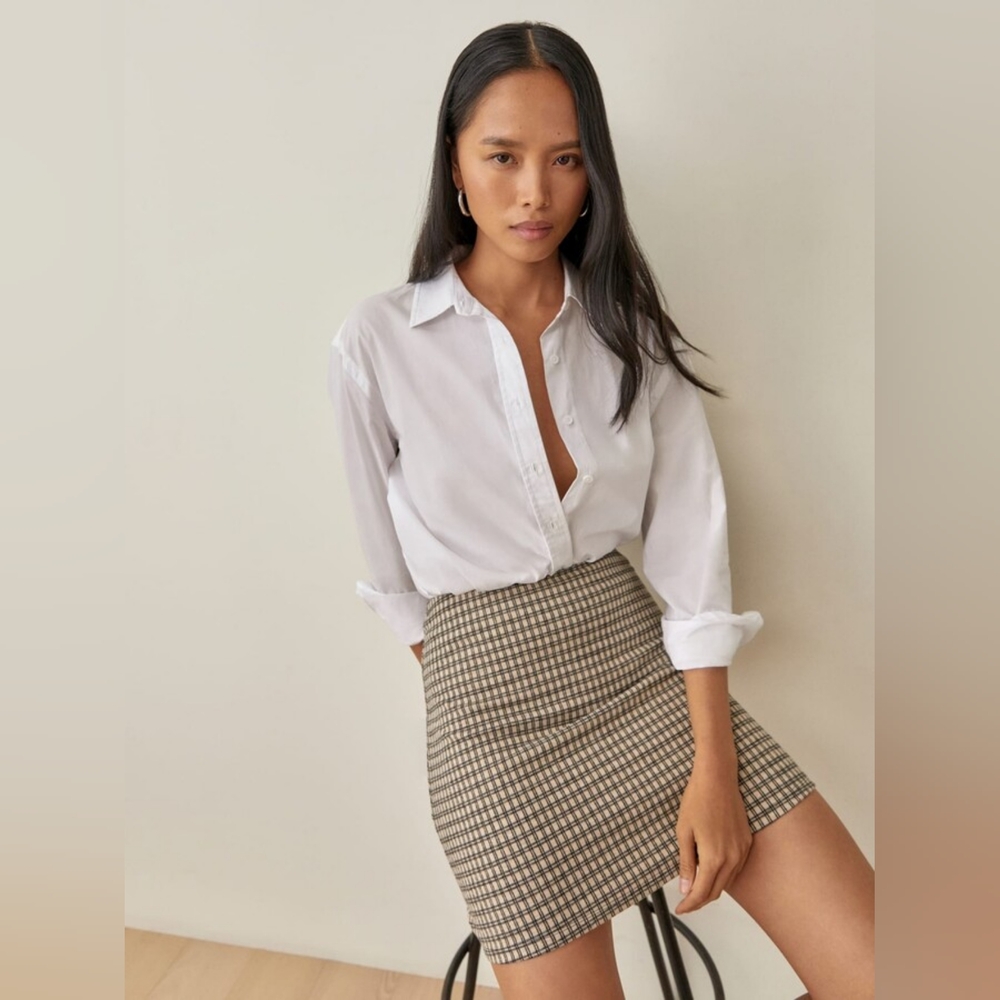 Reformation Suzie Mini Skirt Size 10